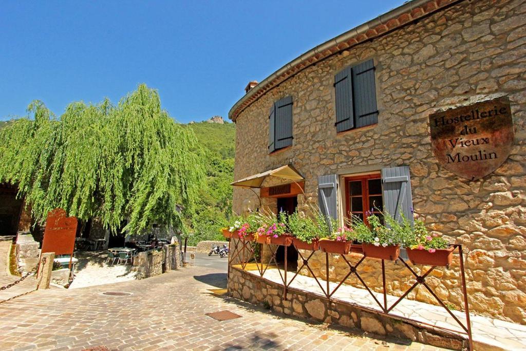 Hostellerie Du Vieux Moulin Duilhac Bagian luar foto